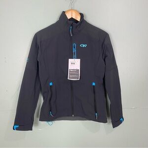 Outdoor Research Circuit Jacket‎ Black Blue Sz Small Women’s